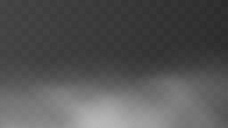 Vettore sfondo realistico nebbia mattutina