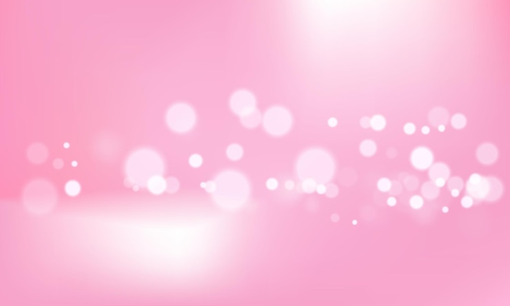 Vettore sfondo rosa vettoriale con bokeh scintillante
