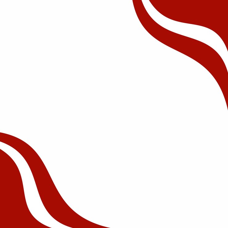 Vettore sfondo rosso e bianco con una linea ondulata al centro