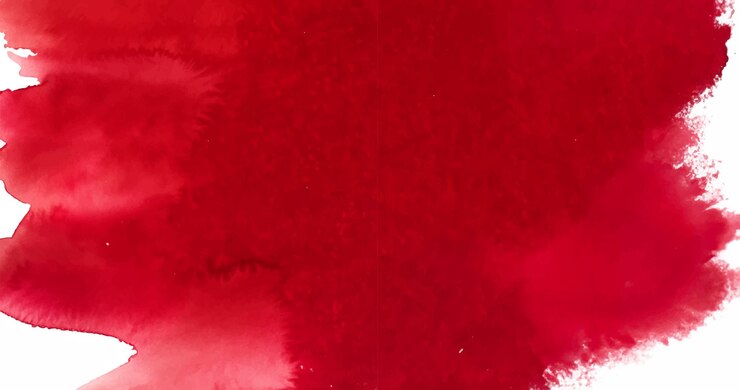 Vettore sfondo rosso macchia acquerello