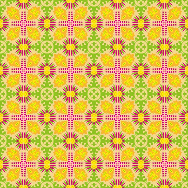 Sfondo senza soluzione di continuità Natura Pianta aborigena Pattern Art