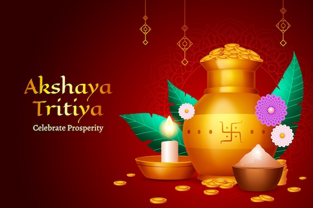Sfondo sfumato akshaya tritiya