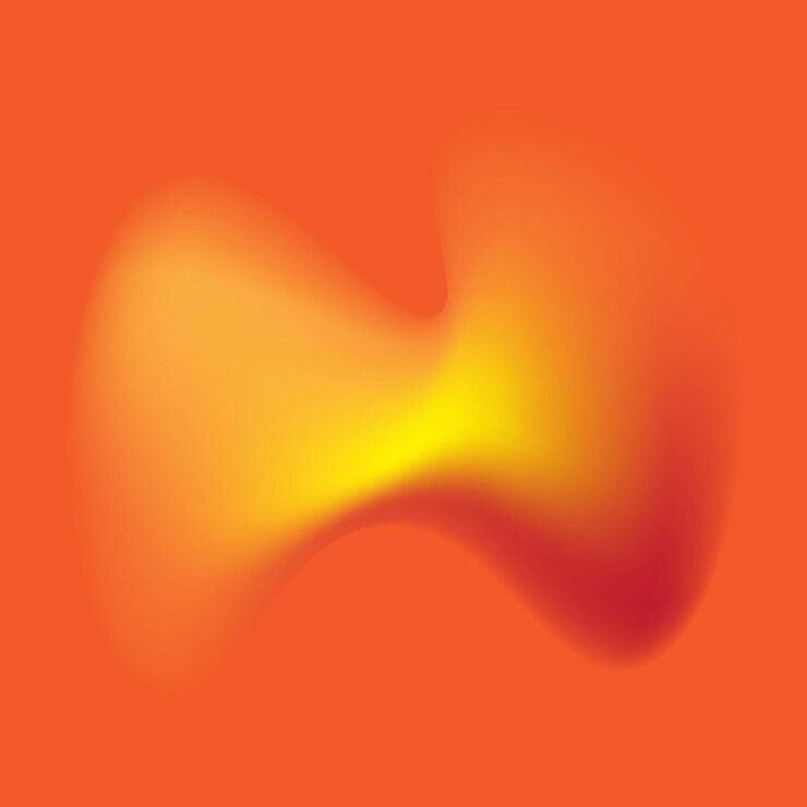 sfondo sfumato astratto arancione e giallo