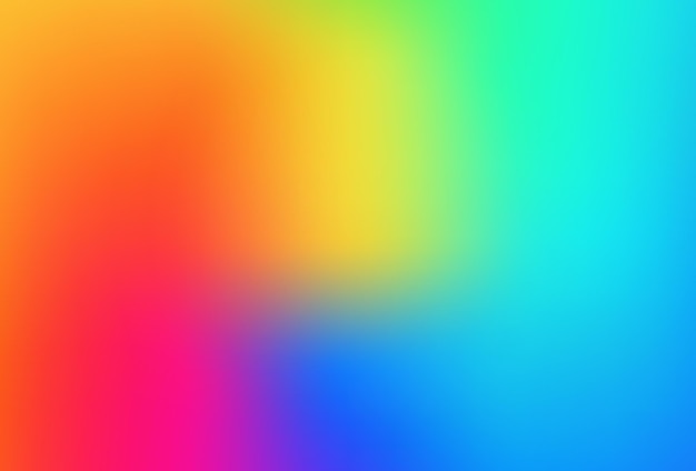 Sfondo sfumato colorato liscio e sfocato Colori moderni e luminosi dell'arcobaleno Modello di banner vettoriale dai colori tenui facilmente modificabile