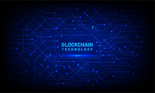 Sfondo tecnologia Blockchain