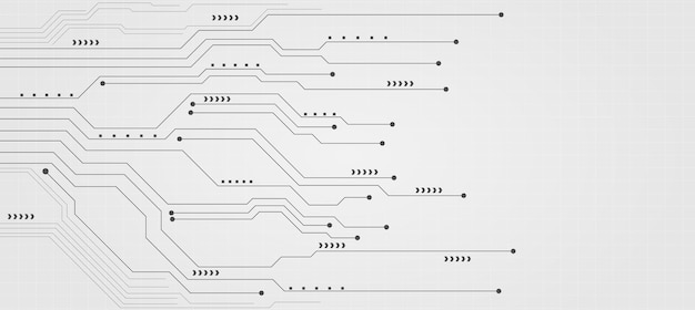 Sfondo tecnologico con hitech digitale