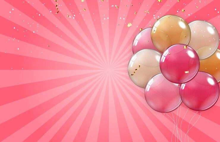 Vettore sfondo vacanza con palloncini