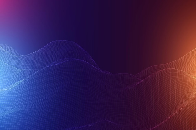Sfondo wireframe stile astratto Abstract
