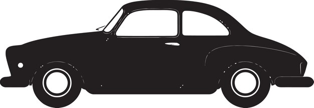 Shadowy Speedster Car Vector DesignNoir Night Drive Vector Artwork per auto nere
