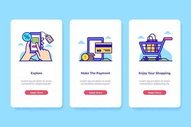 Shopping online Interfaccia di bordo