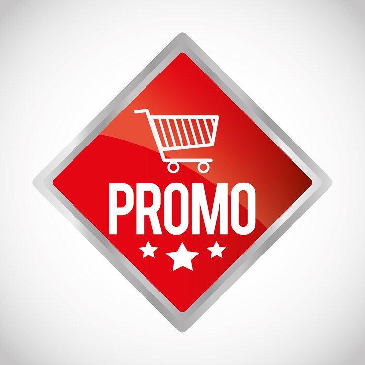 Vettore shopping promo tag etichetta colorata