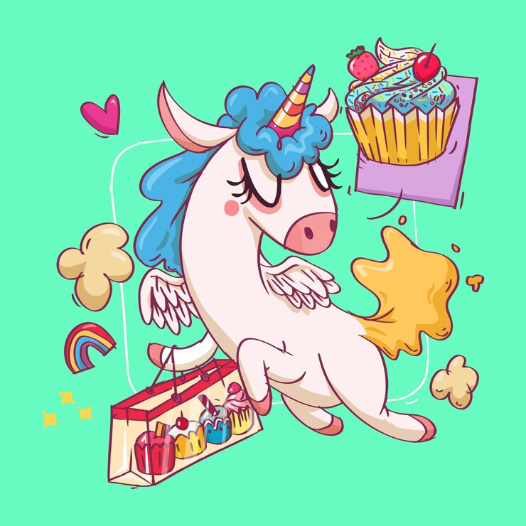shopping unicorno