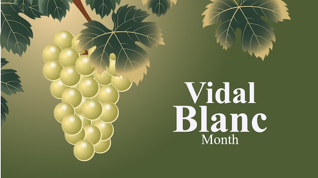 Si tuffa nell'estate Celebra il mese di Vidal Blanc concetto di vacanza usare sullo sfondo
