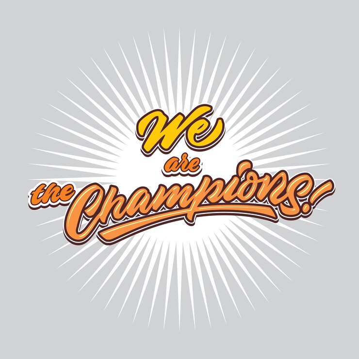 siamo i campioni mano lettering
