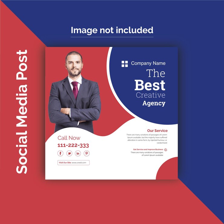 Siamo un'agenzia creativa e un social media aziendale per il post design di Instagram