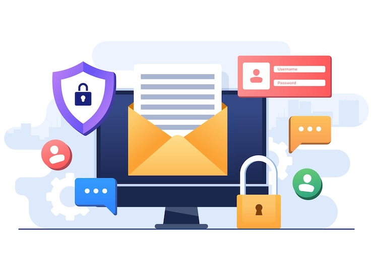 Vettore sicurezza dei dati sicurezza informatica