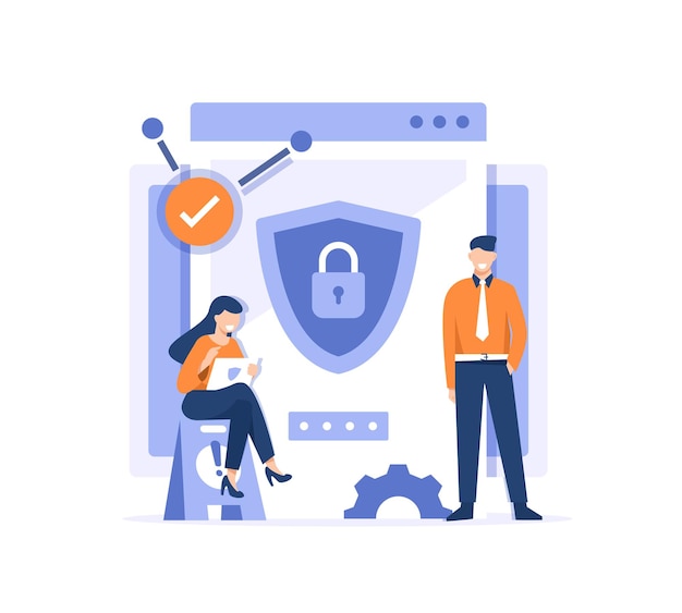 sicurezza del database phishing hacker attacco concetto hacker che rubano dati personali.