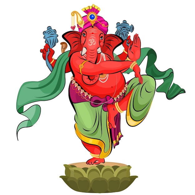 Signore Ganesha, felice Ganesh Chaturthi