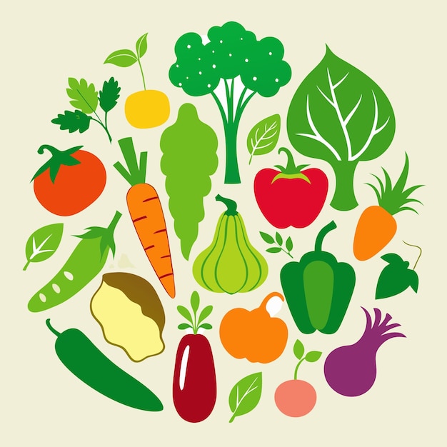 silhouette alimentari verdure