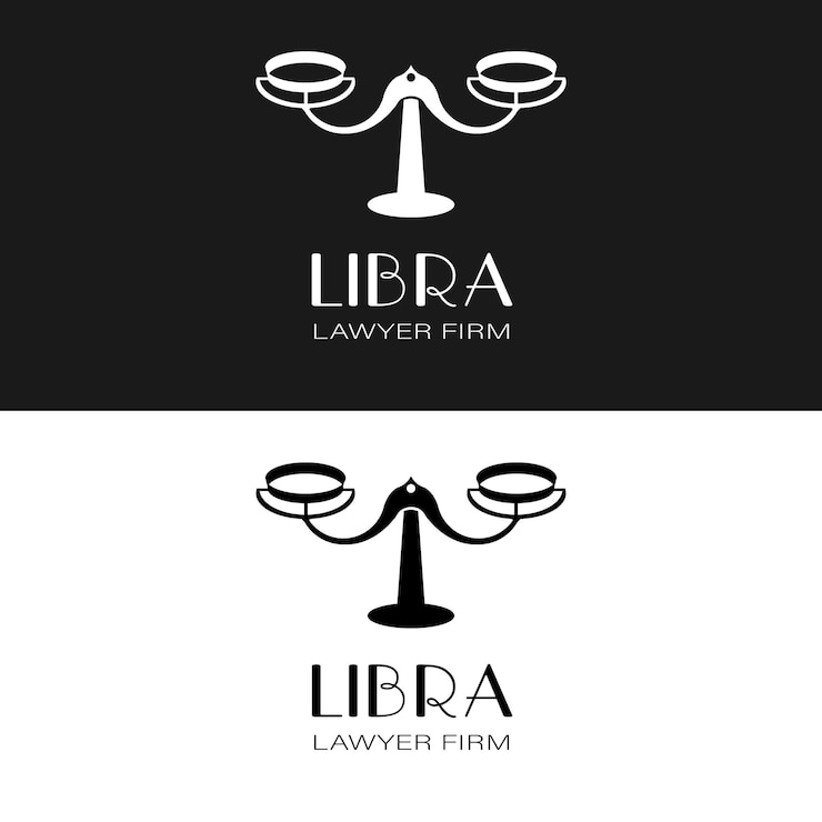 Vettore siluetta della scala dell'equilibrio per il disegno del logo del consulente legale e del tatuaggio della bilancia dei segni dell'annata retrò