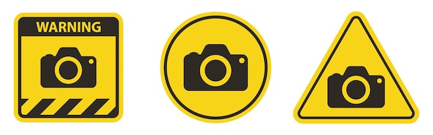 Simbolo della fotocamera Segno isolato su sfondo bianco Illustrazione vettoriale EPS10