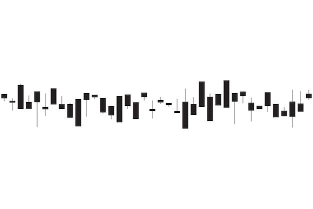 Simbolo di affari dell'icona di vettore del grafico Segno del diagramma di tasso di finanza