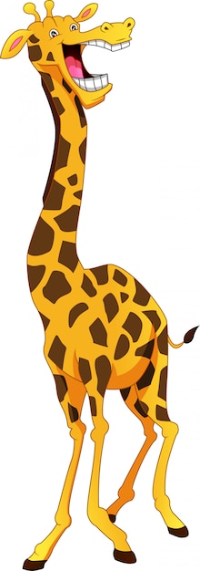 simpatico cartone animato giraffa