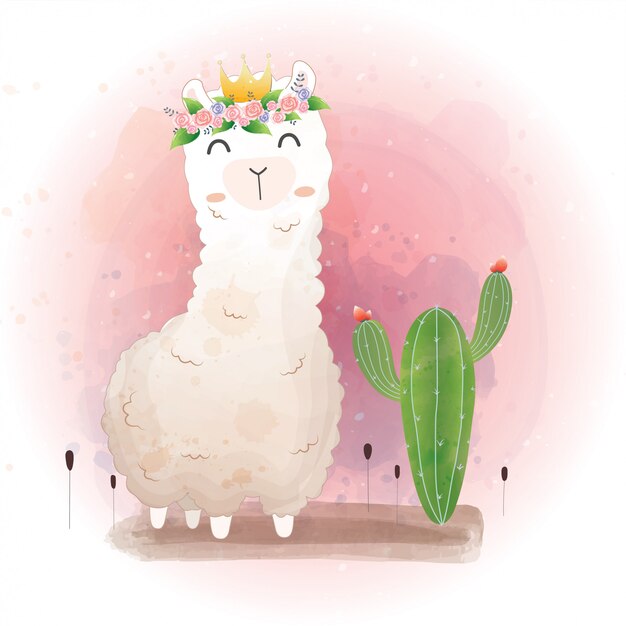 Simpatico design di lama con cactus.