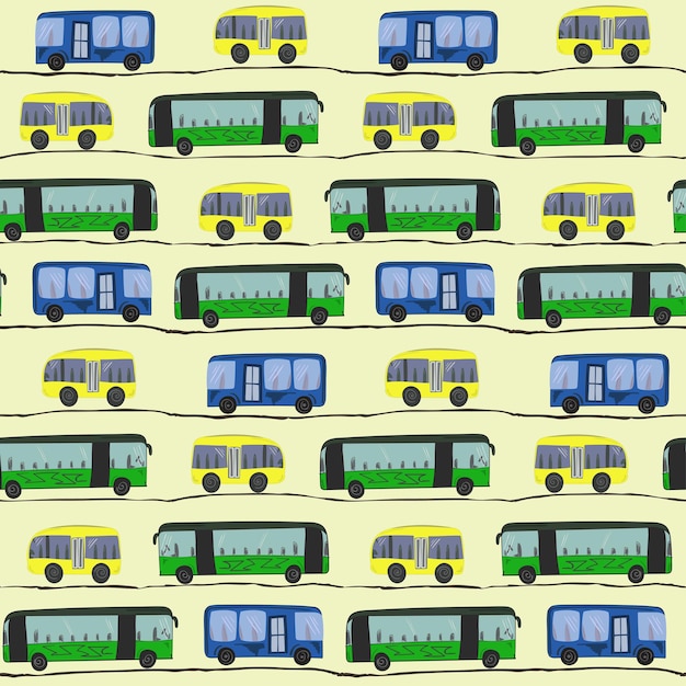 Simpatico modello di autobus senza soluzione di continuità