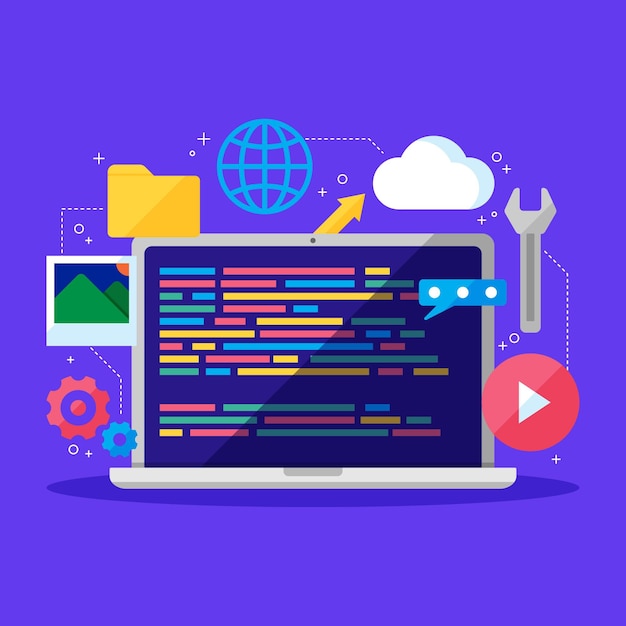Sistema di gestione dei contenuti illustrato
