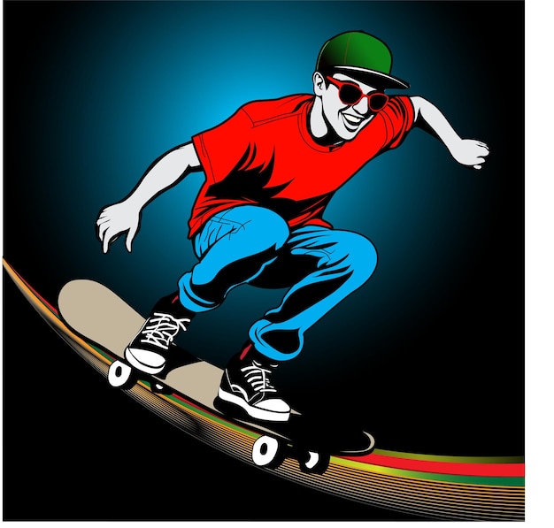 Skateboarding