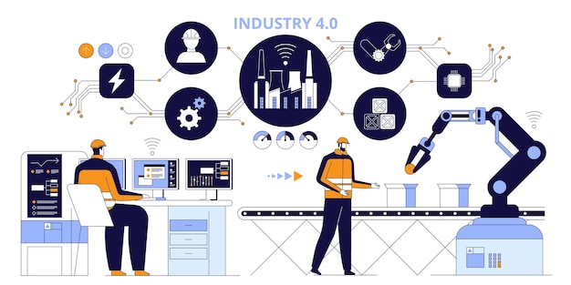Smart factory Industry 40 app di monitoraggio
