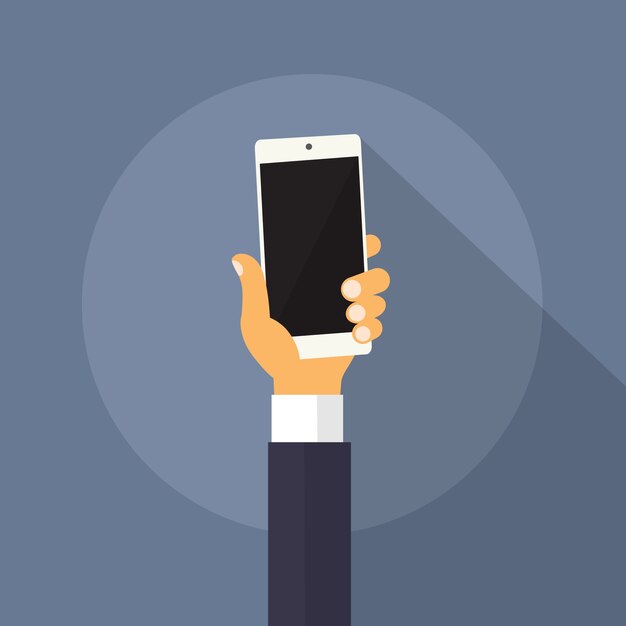 Smart Phone delle cellule della stretta della mano