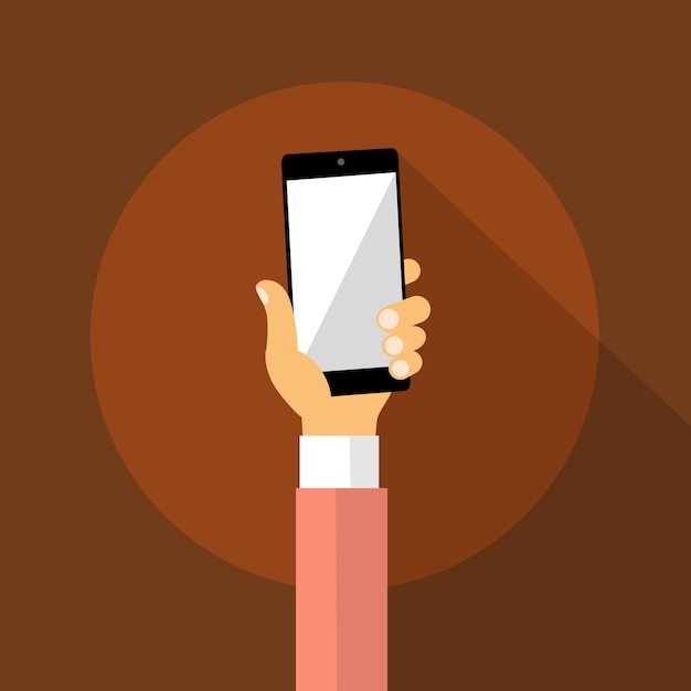 Smart Phone delle cellule della stretta della mano
