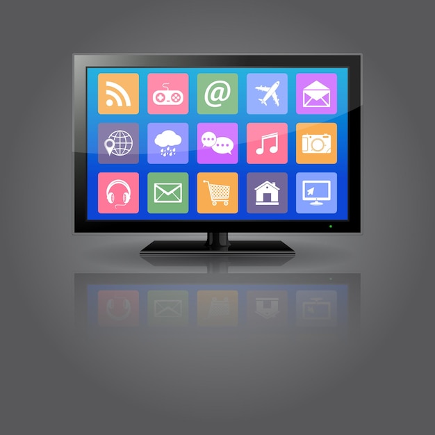 Smart TV con app
