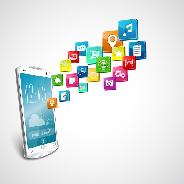 Smartphone bianco