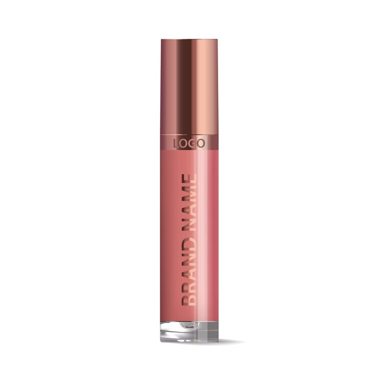 Vettore smear di rossetto su sfondo bianco cosmetici confezioni di creme di rossetti femminili e smear liquido