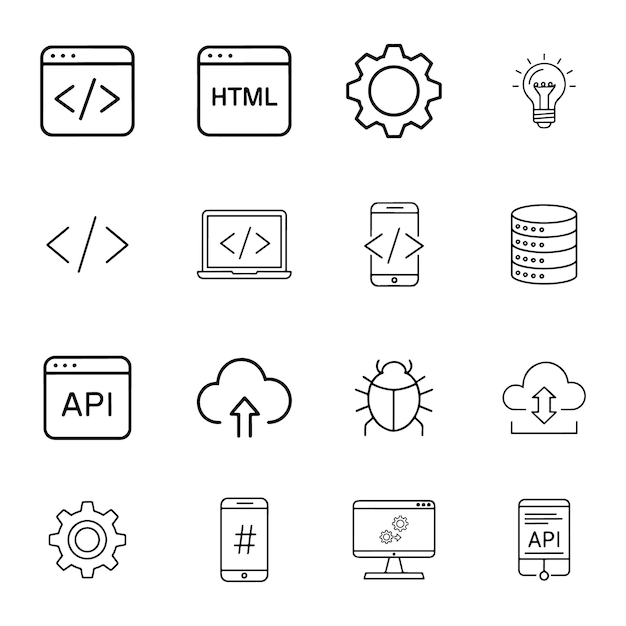 Software Development and Technology Icons