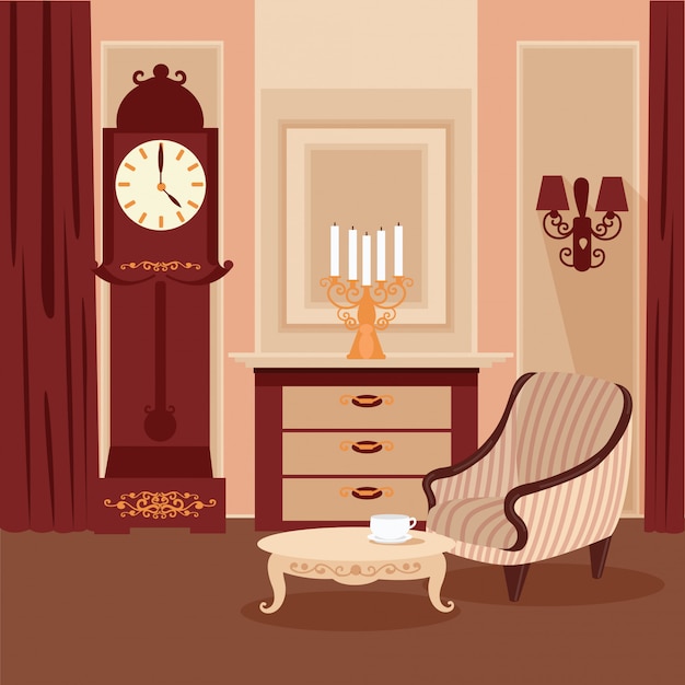 Soggiorno classico interno