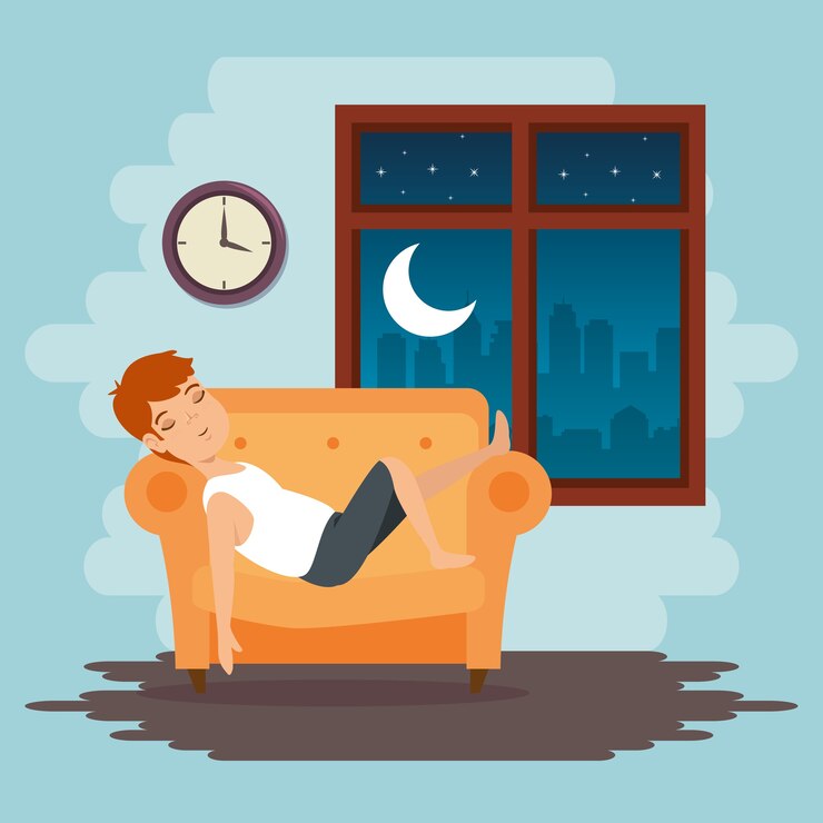 Vettore sogni d'oro icona del tempo di sonno
