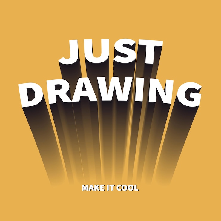 Vettore solo disegnando un design creativo di parole