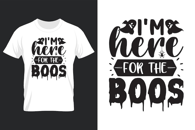 Sono qui per i fischi, Halloween SVG T Shirt Design