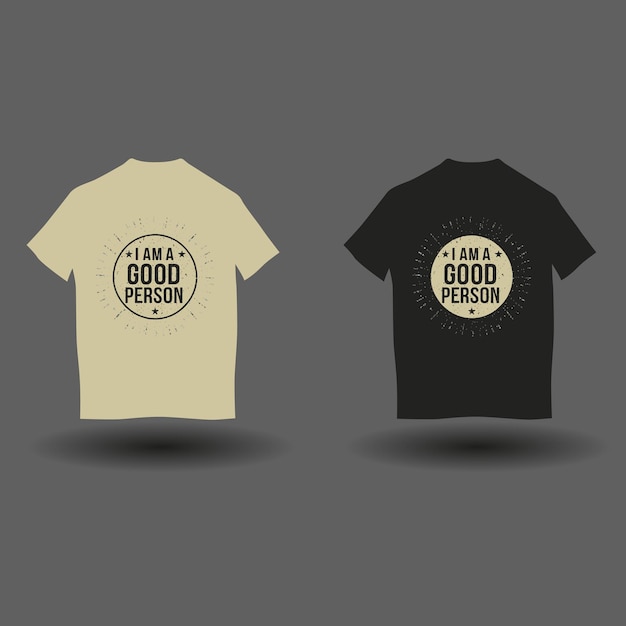 Sono una persona buona T-shirt design T-shirt moderno design 20