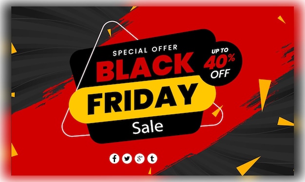 Specia Black Friday Offer banner design