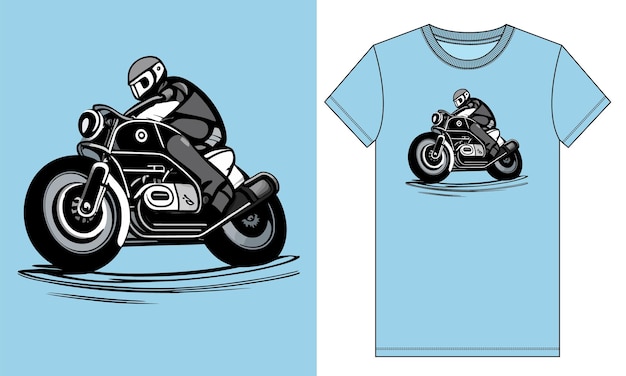 Speed Sport Bike Vector T Shirt Design