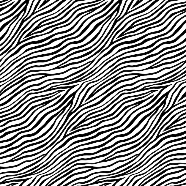 Splendida zebra motivo animale Vector Seamless Pattern Design