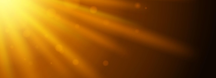 Vettore splendore della luce solare e sfondo di perdita luce naturale calda scena di scintilla solare carta da parati per il mockup del banner