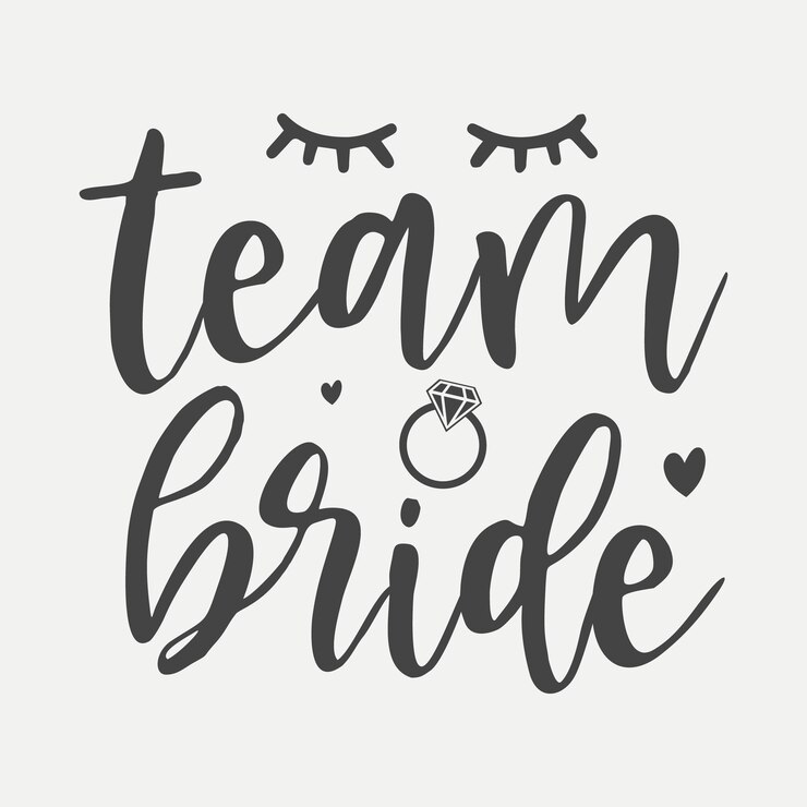 Vettore sposa della squadra