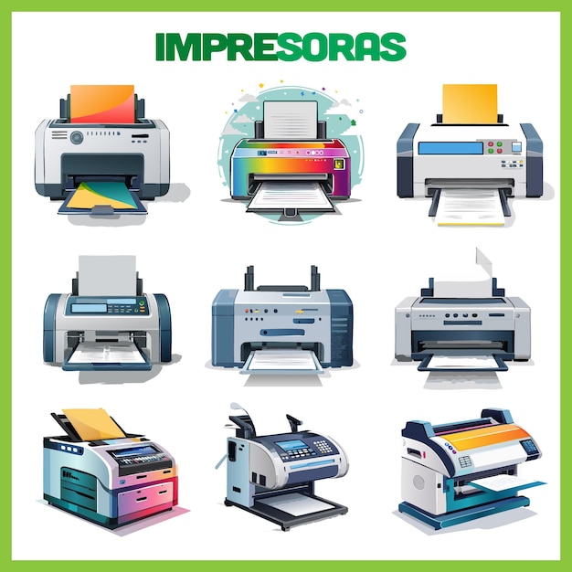 Stampi colorati moderni futuristi e tecnologici