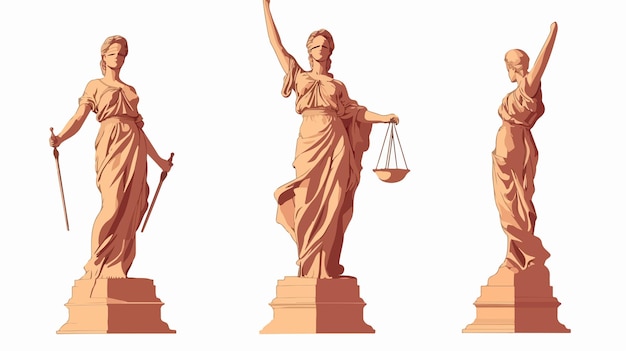 Statue di Lady Justice